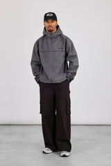 Baggy Cargo-Hose – Schwarz