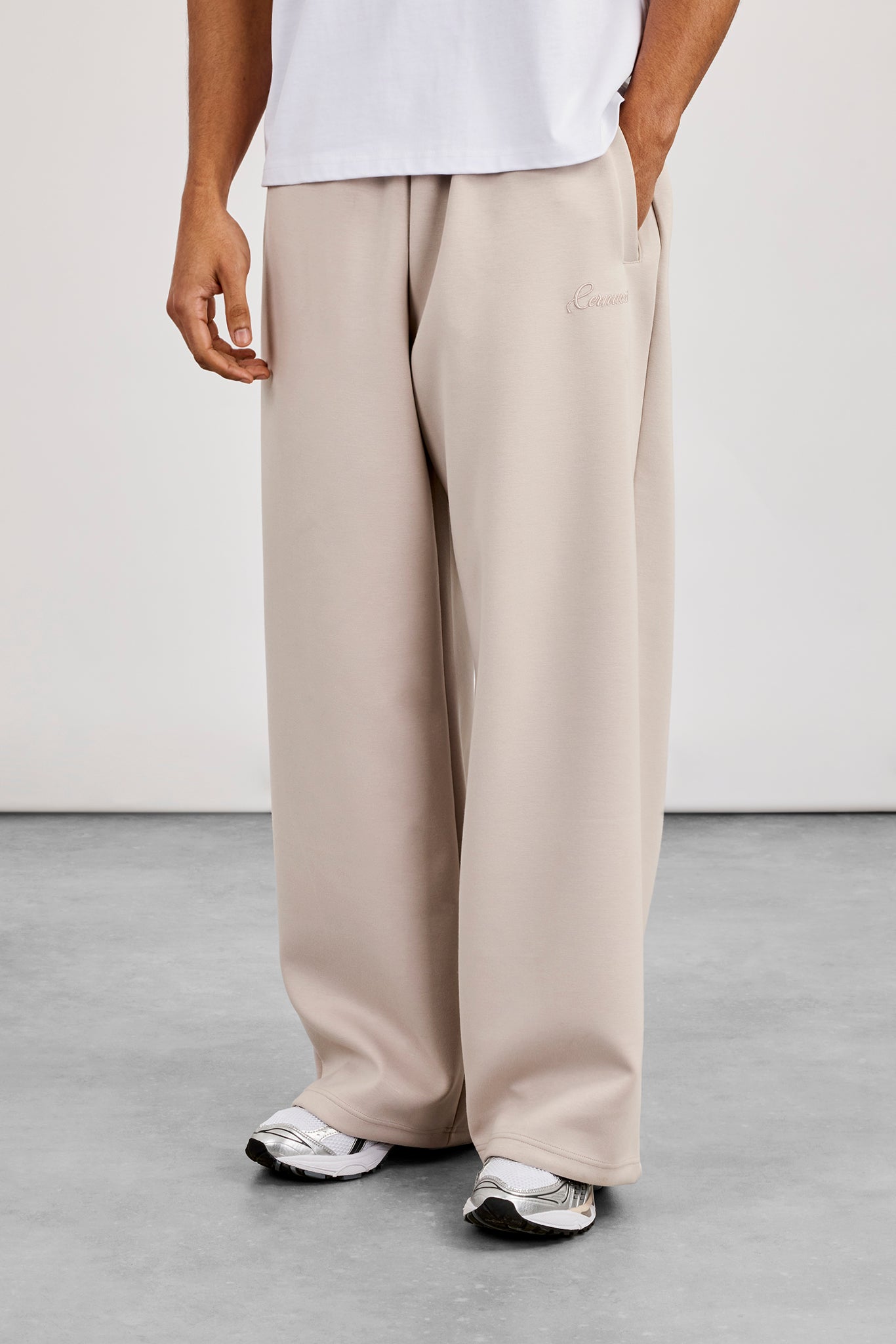Scuba Baggy Fit Trouser - Light Grey