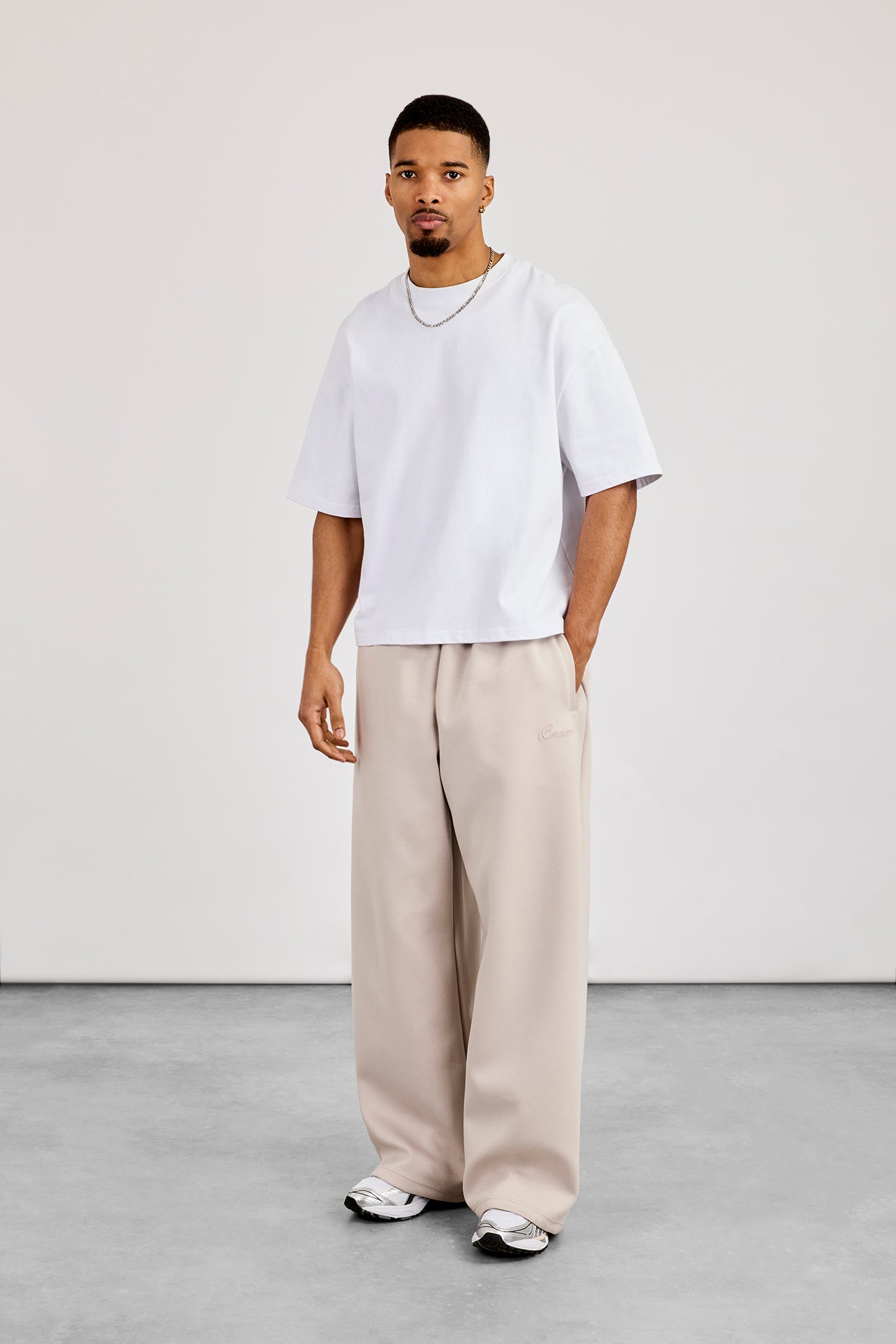 Scuba Baggy Fit Trouser - Light Grey