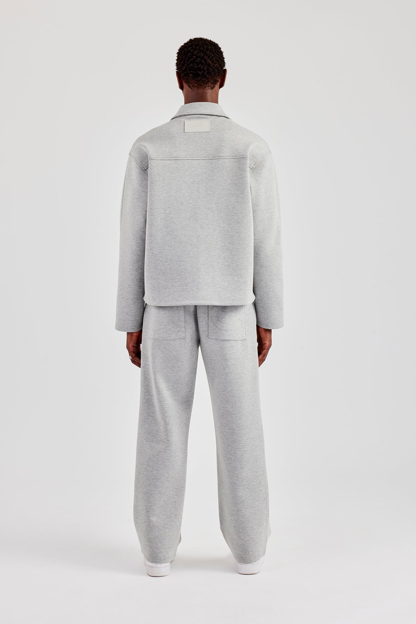 Scuba Harrington Jacket & Relaxed Trouser - Grey