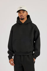Scuba Boxy Hoodie - Schwarz
