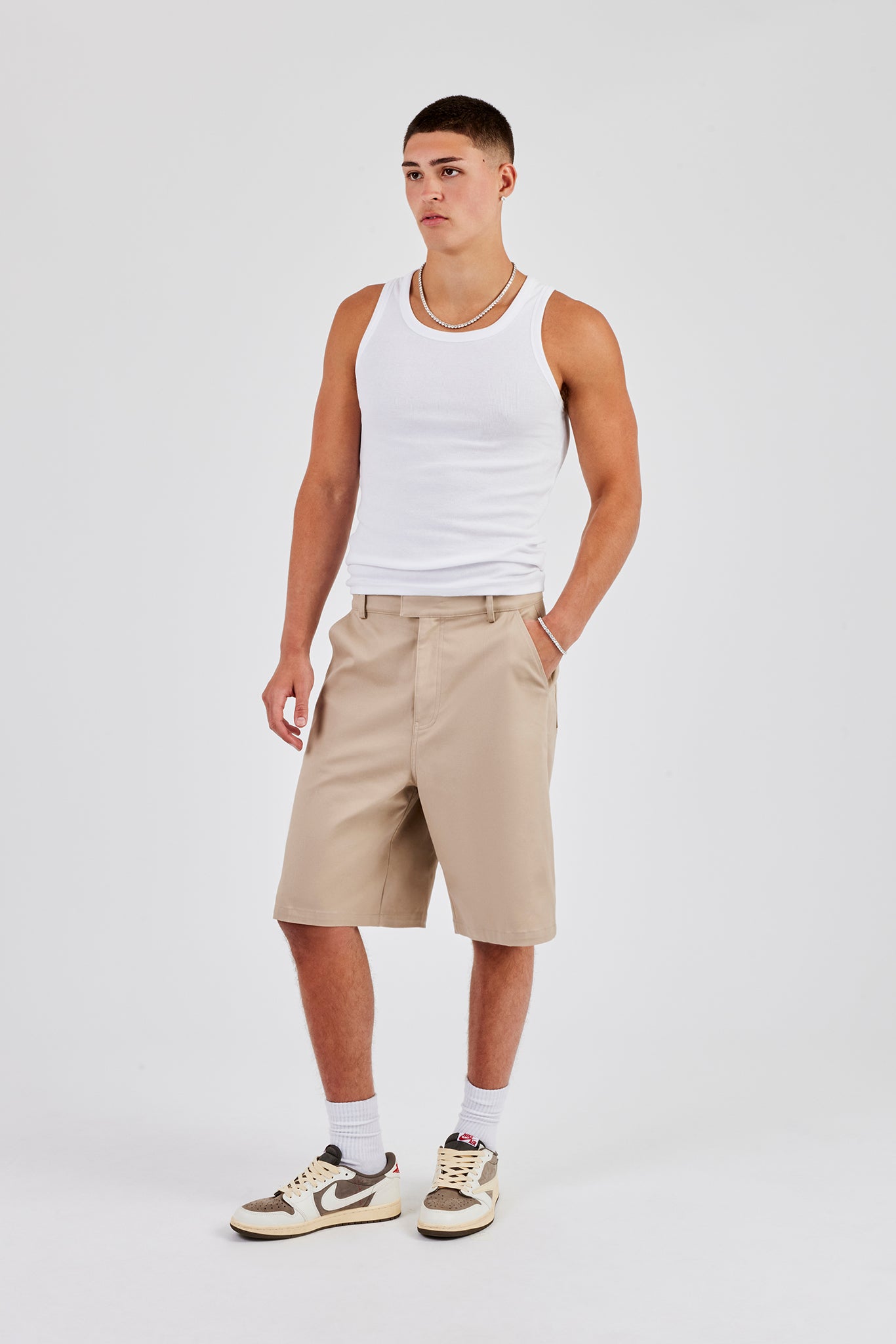Tailored Jort - Beige