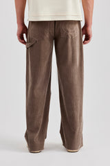 Baggy Cordhose - Taupe