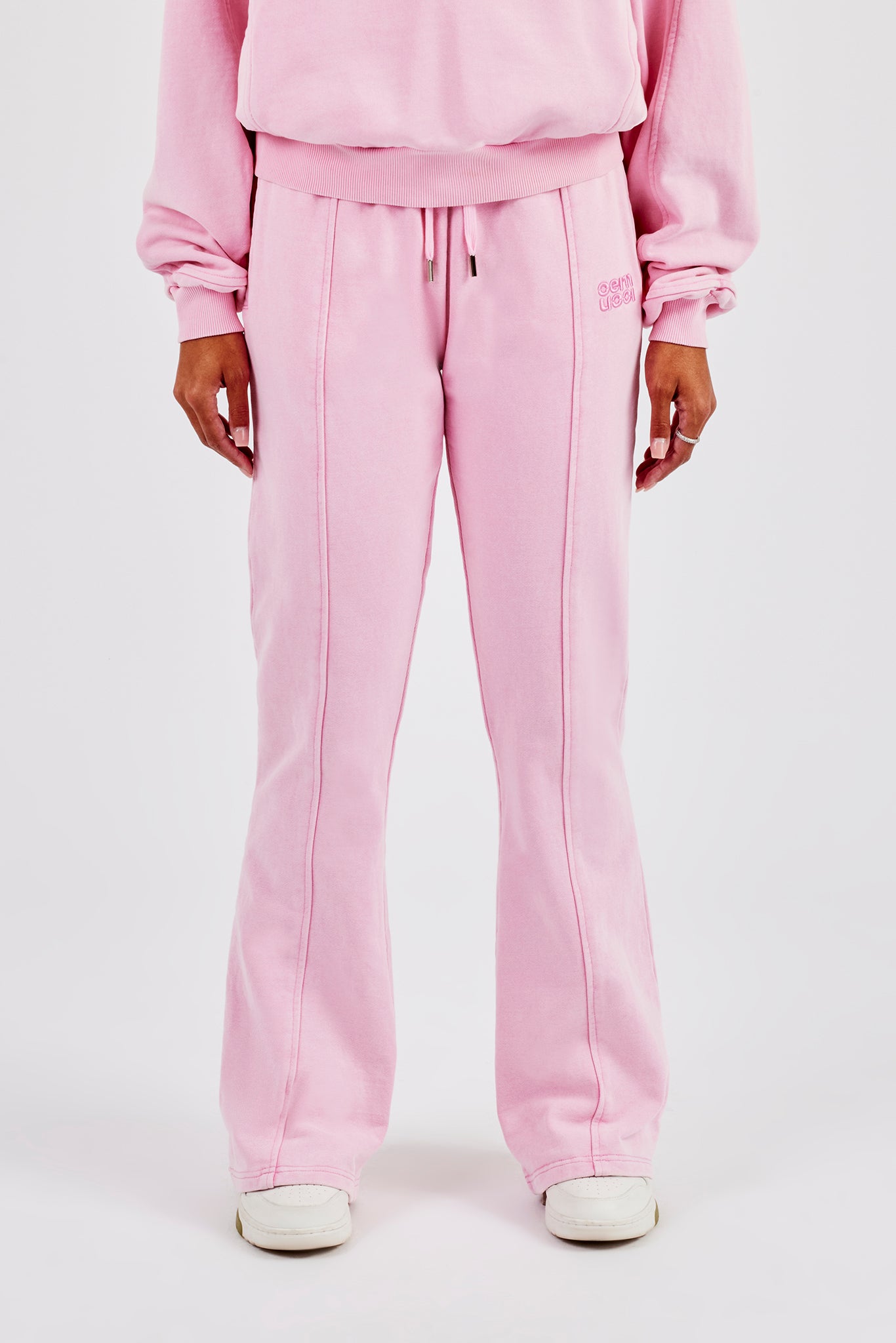 Washed Jersey Flare - Washed Pink