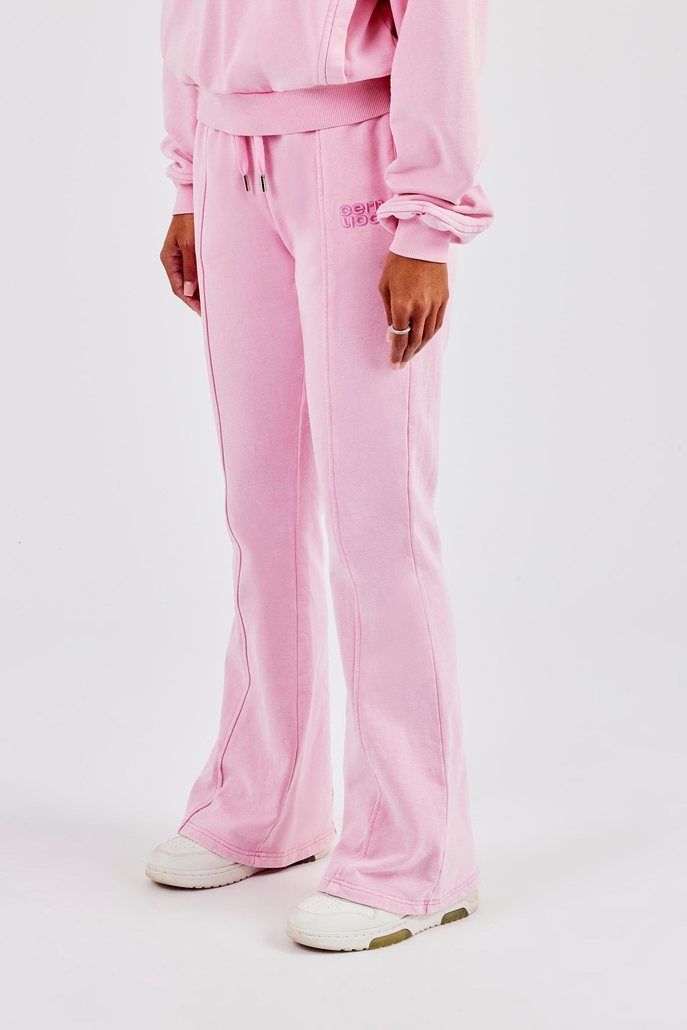 Washed Jersey Flare - Washed Pink