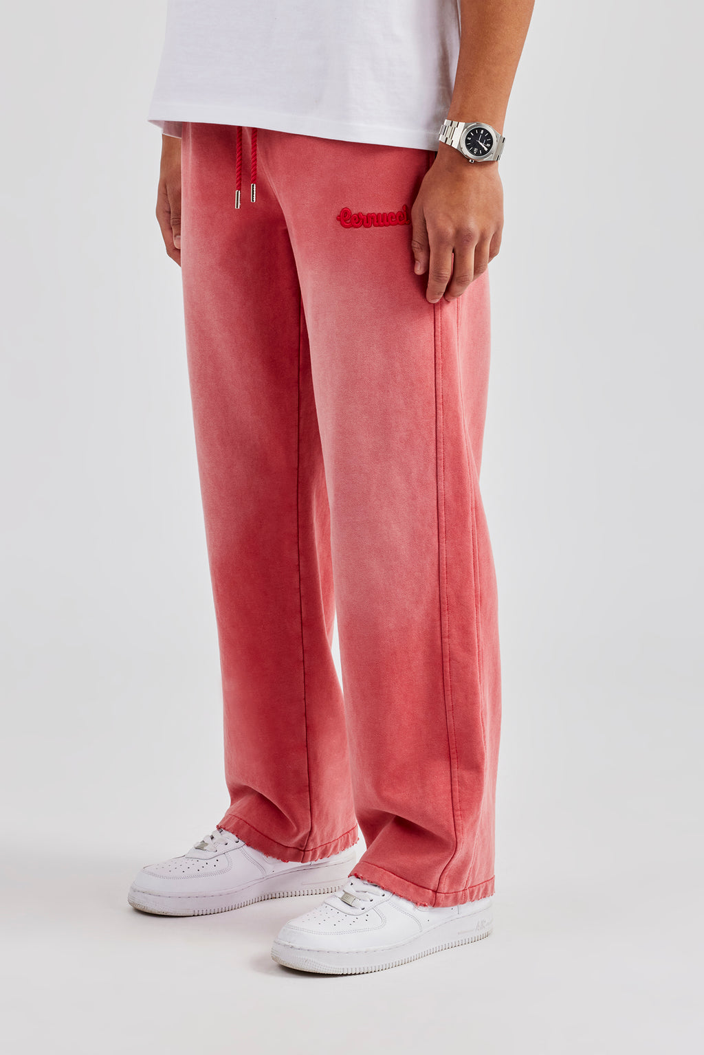 Men’s Red & Black Athletic Joggers main image 1