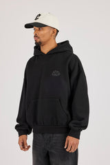 Cernucci Chain Stitch Hoodie - Black