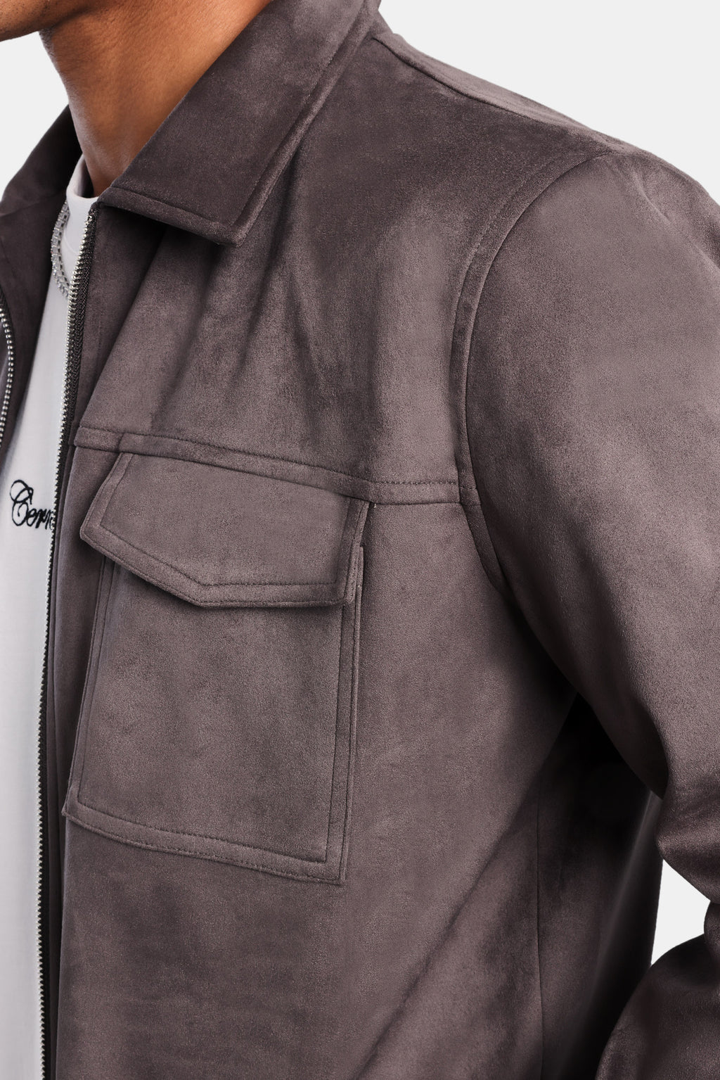 Men's Zipped Jacket Brown