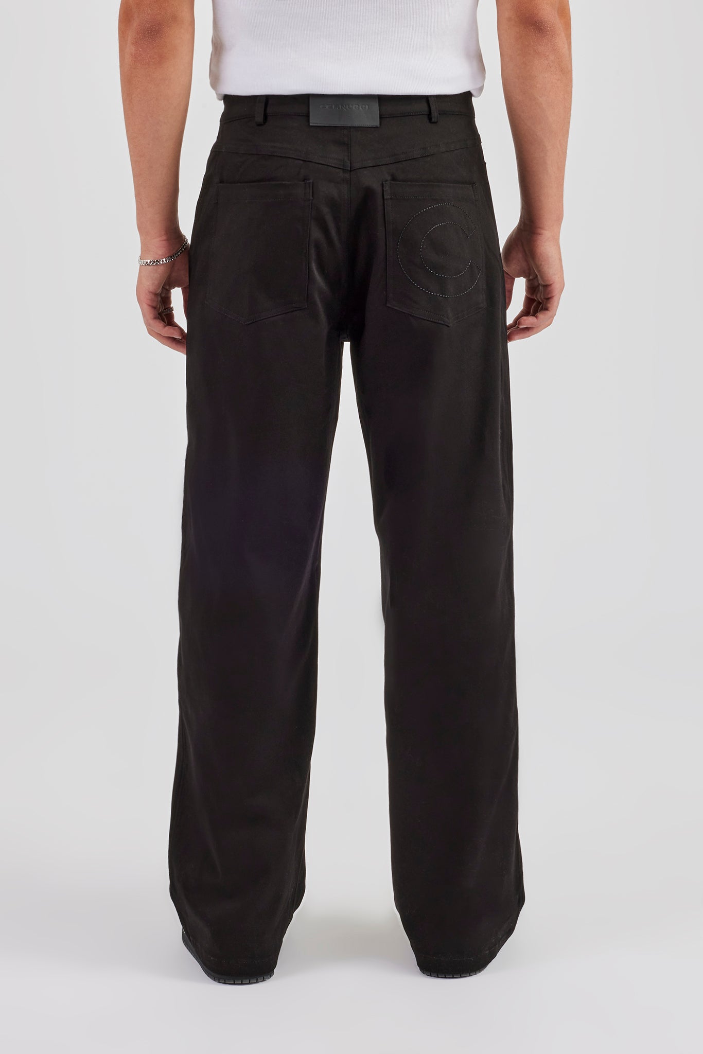Tailored Relaxed Trouser - Black