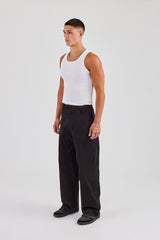 Tailored Relaxed Trouser - Black