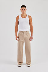 Tailored Relaxed Hose - Sand
