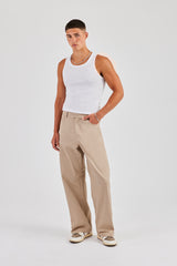 Tailored Relaxed Hose - Sand