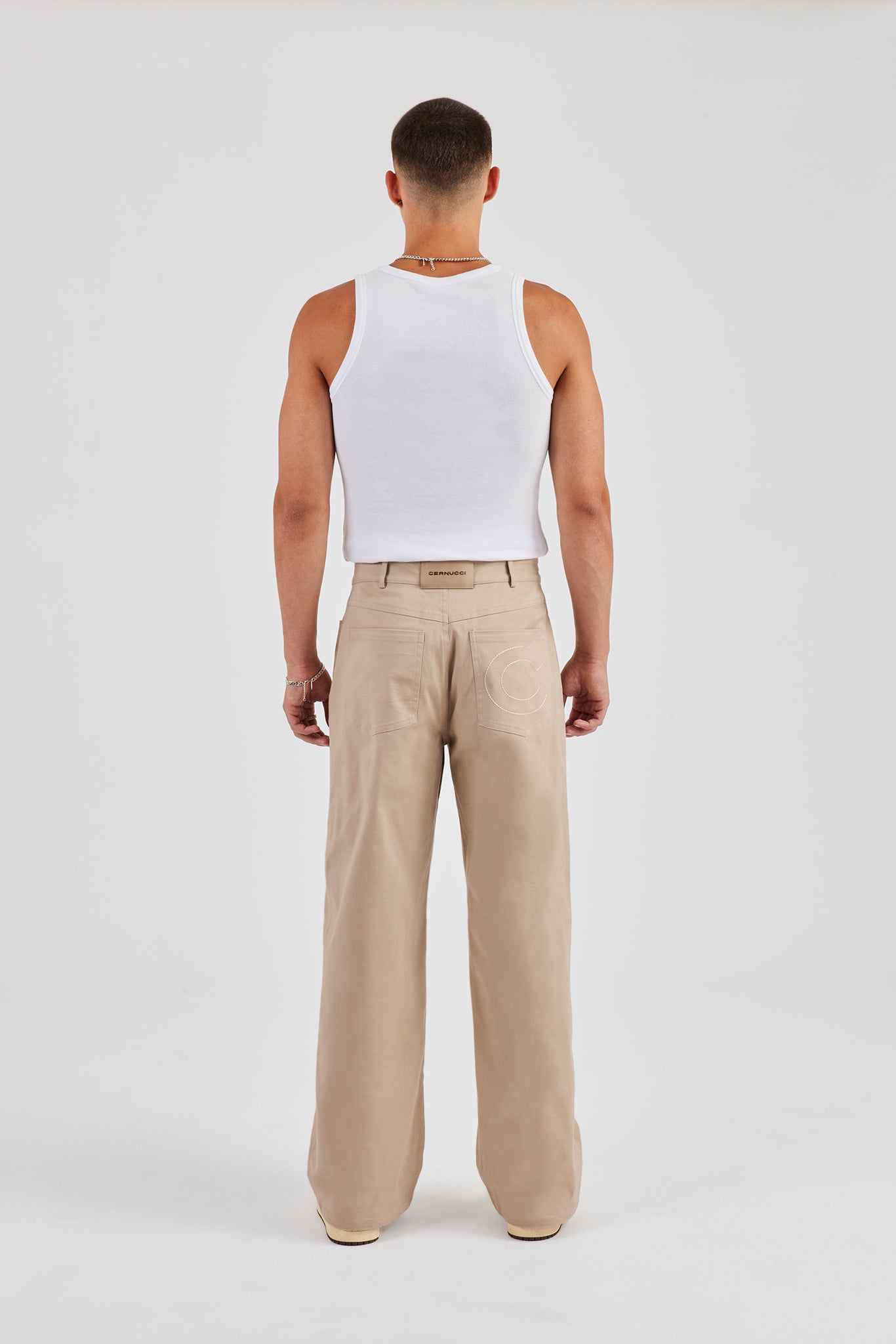 Tailored Relaxed Hose - Sand