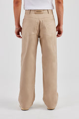 Tailored Relaxed Hose - Sand