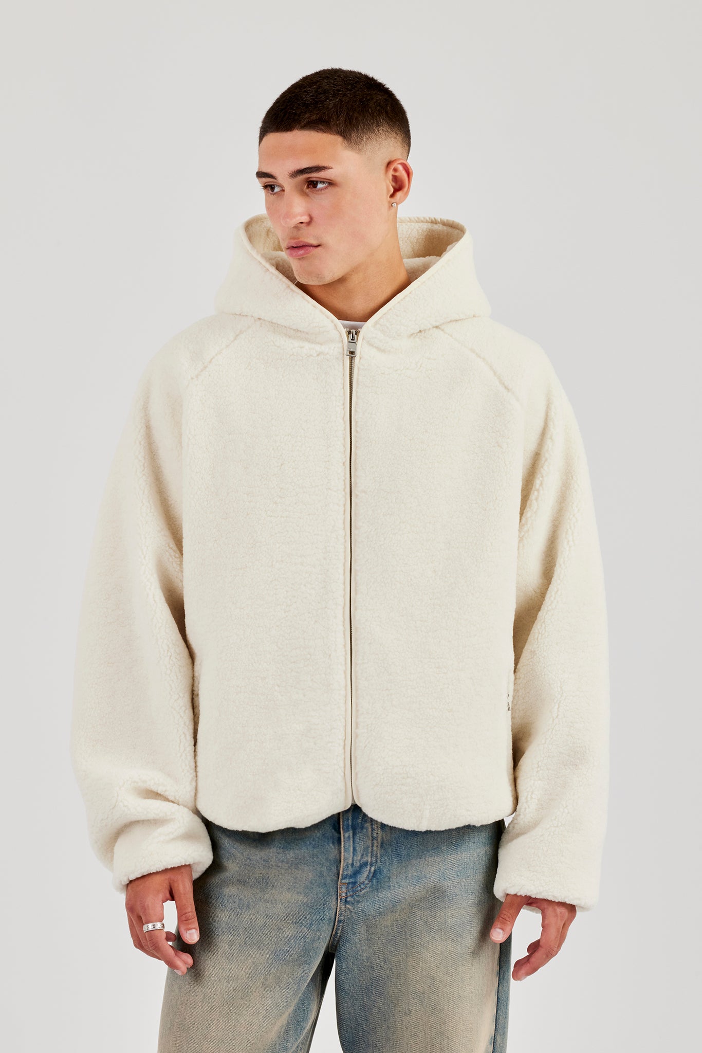 ジャケット・アウター Off-White Race Canvas Oversize Hoodie off white（オフホワイト） Off-White DIAG COLORED ARROW ZIP HOODIE