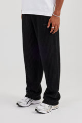 Relaxed-Strick-Jogginghose - Schwarz