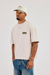 Cernucci Alto Astral Boxy T-Shirt - Stone