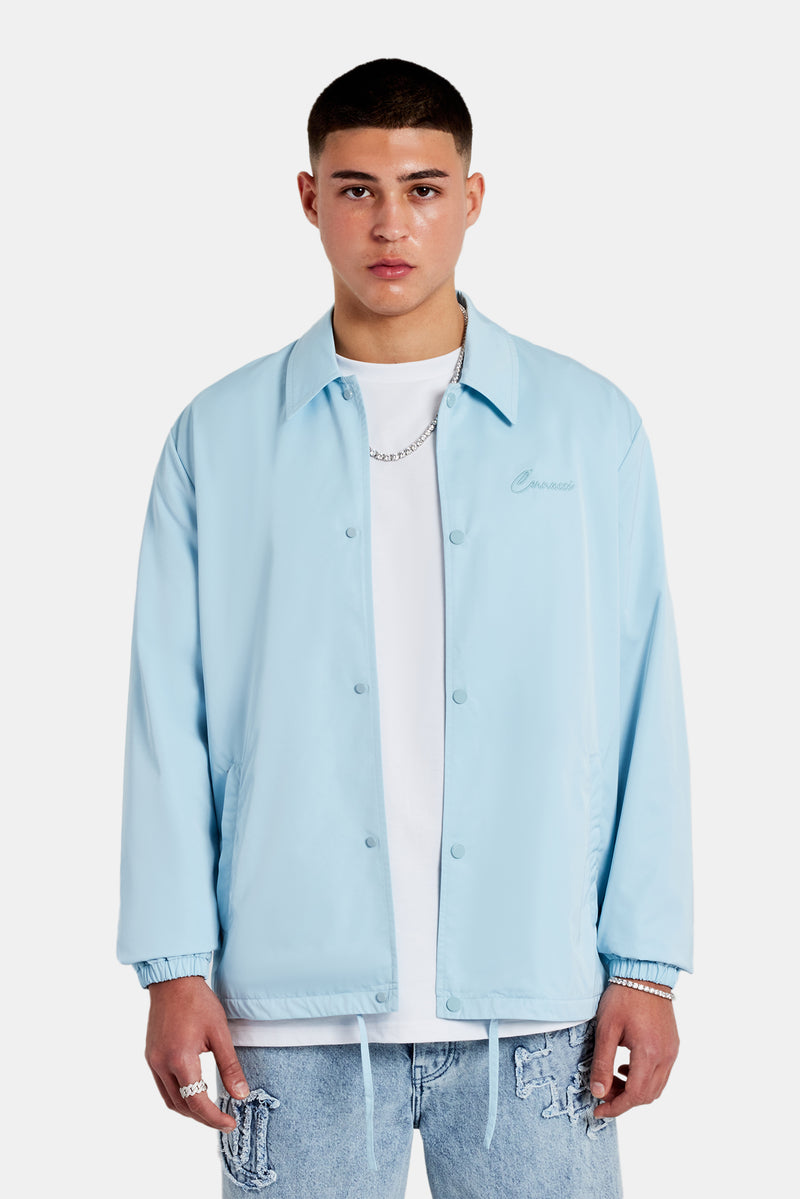 Coach Jacket - Light Blue | Mens Outerwear | Shop Jackets at 