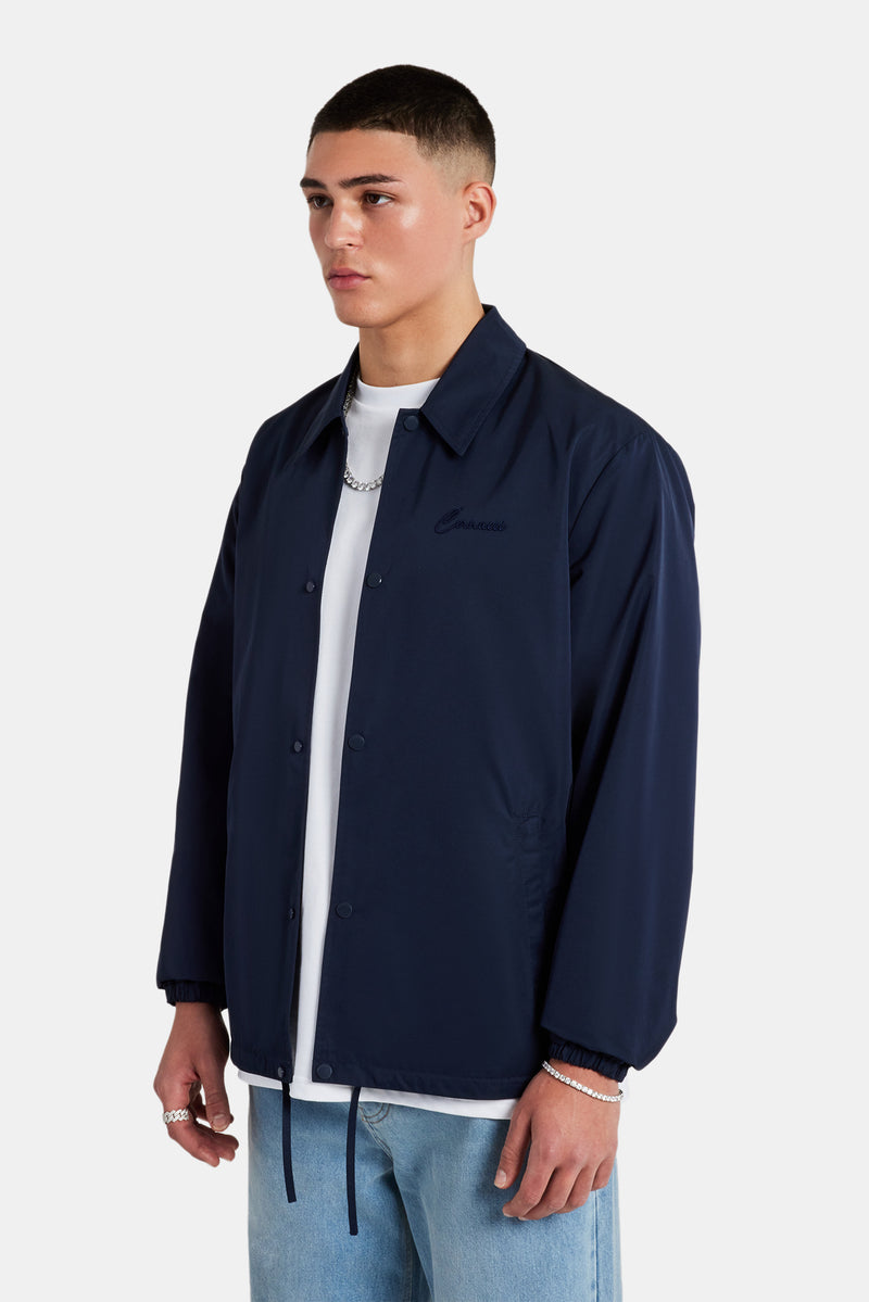Coach Jacket Navy Mens Outerwear Shop Jackets at CERNUCCI