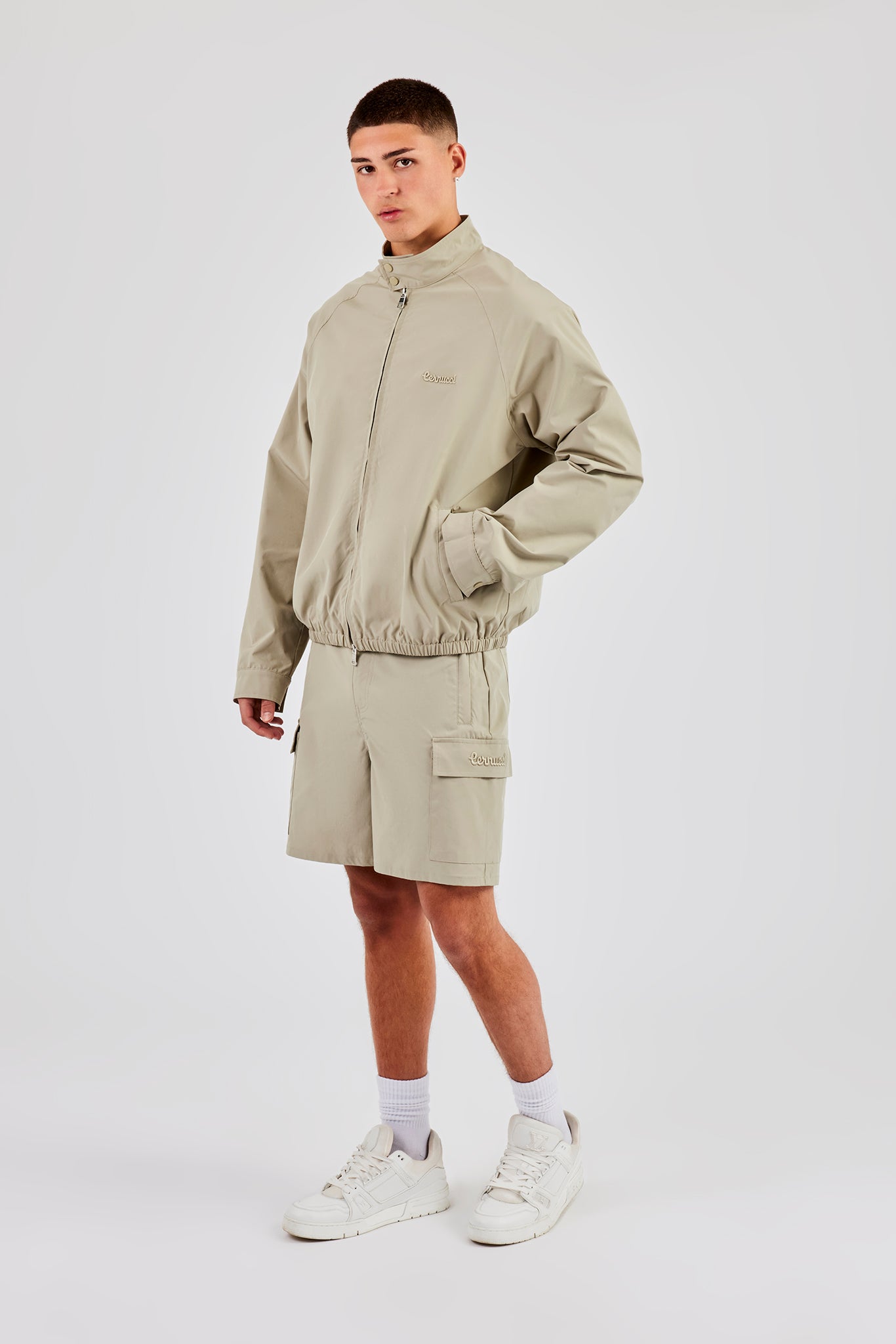 Relaxed Cargo Short - Stone