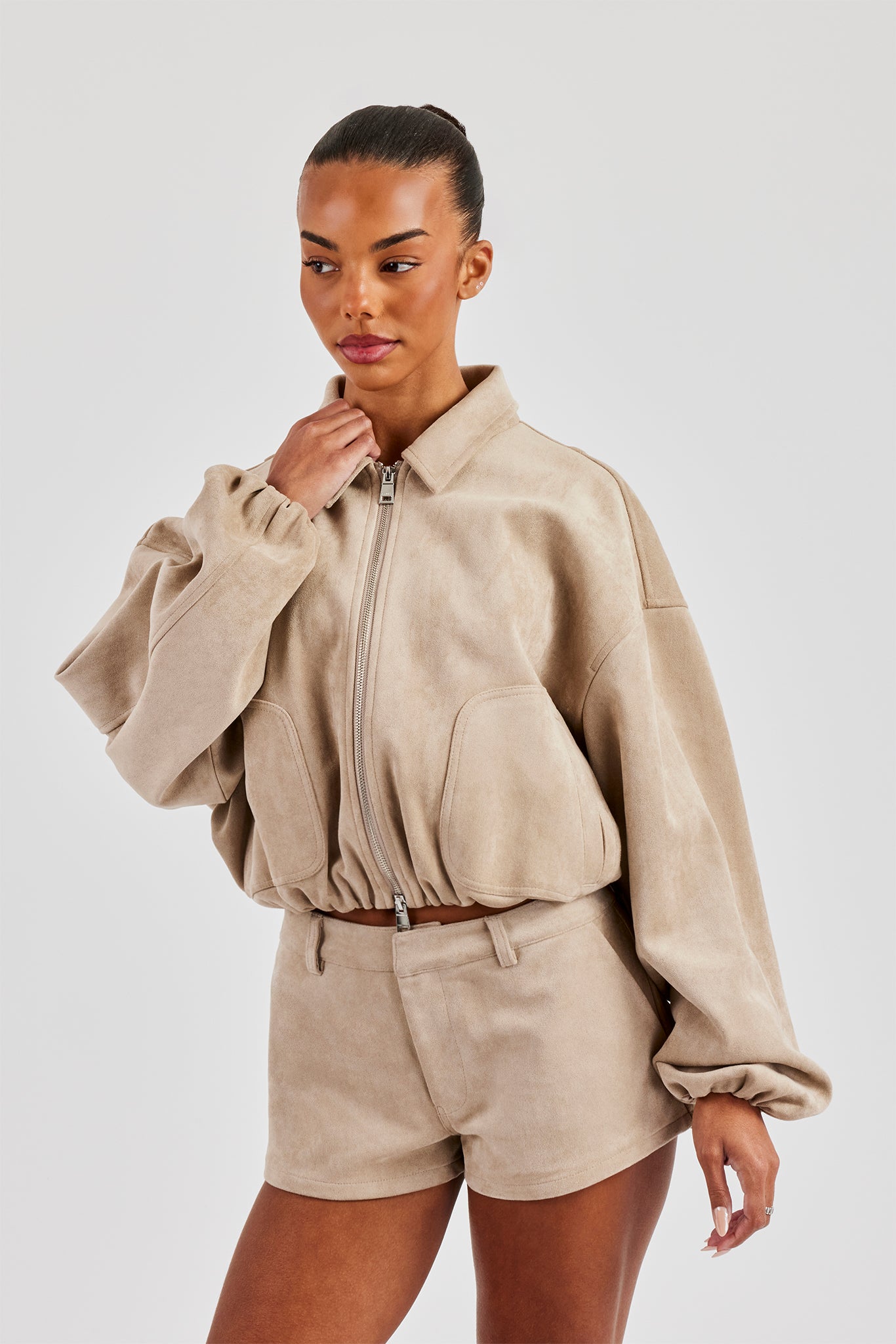 DIANTE Shorts DIANTE ECO SUEDE TIGHT SHORTS