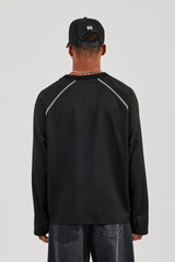 Long Sleeve Mesh 86 Jersey - Black