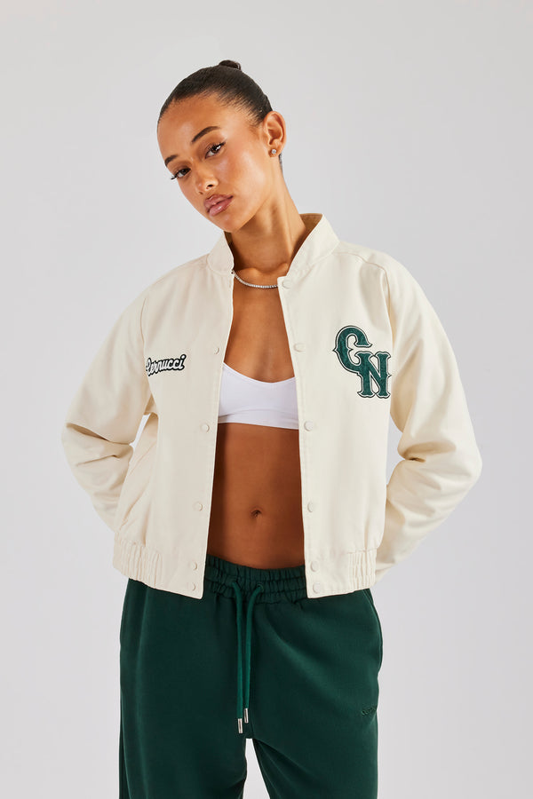 CN Twill-Bomberjacke - Off White