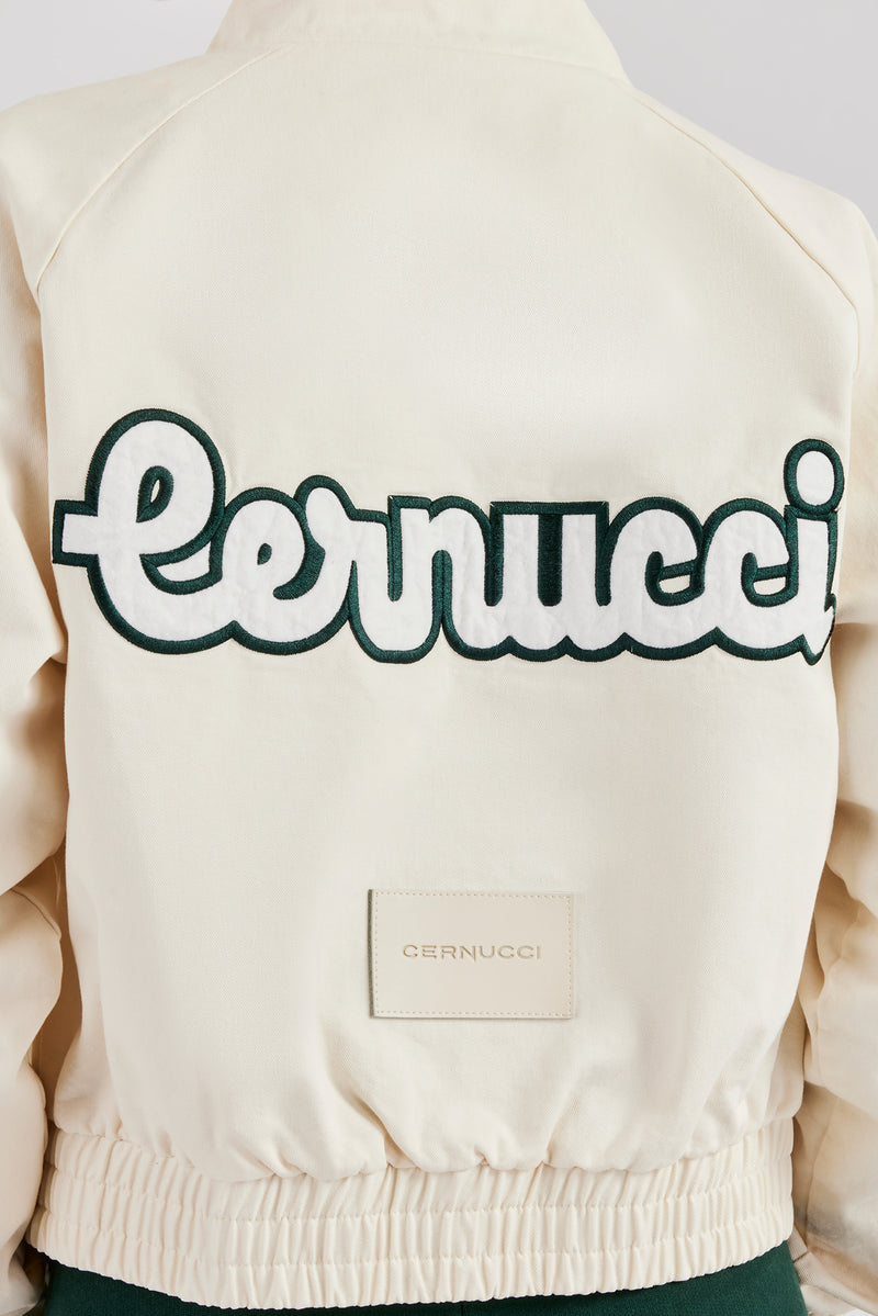 CN Twill-Bomberjacke - Off White