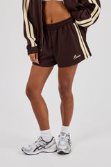 Butter Yellow Taping Short - Chocolate