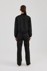 Taping Bomber Tracksuit - Black