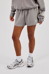 Shorts mit Taping - Grau