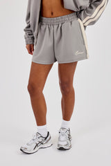 Shorts mit Taping - Grau