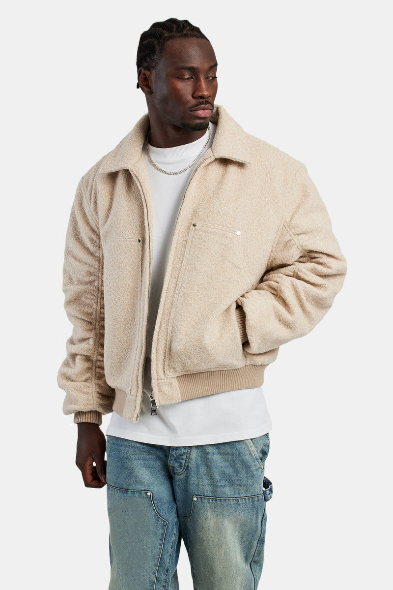Mens Harrington Jacket Beige Shop Brentwood Mens Harrington Jacket