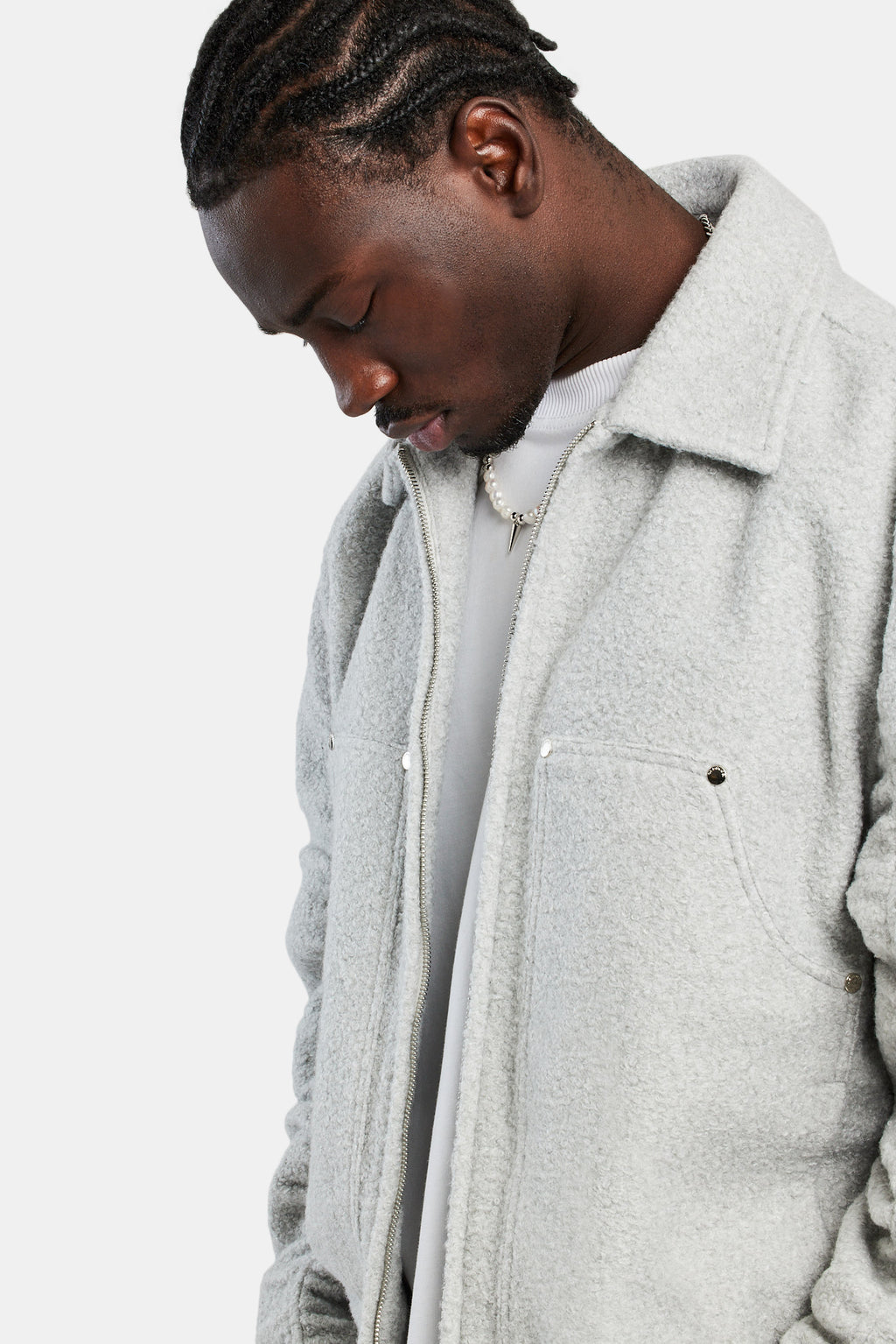 Classic Harrington Jacket-Rainy Day Grey main image 0