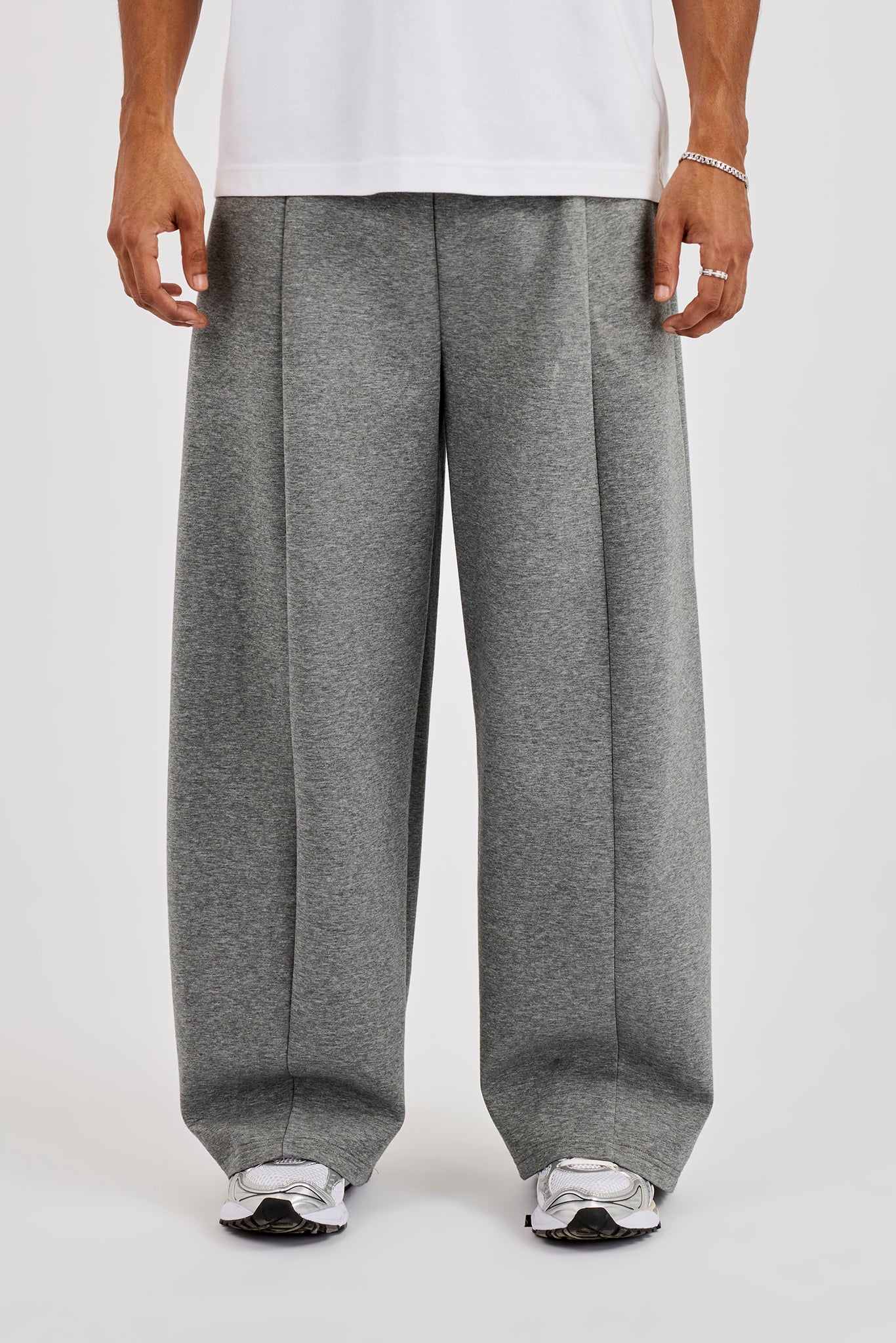 Scuba Barrel Leg Trouser - Dark Grey