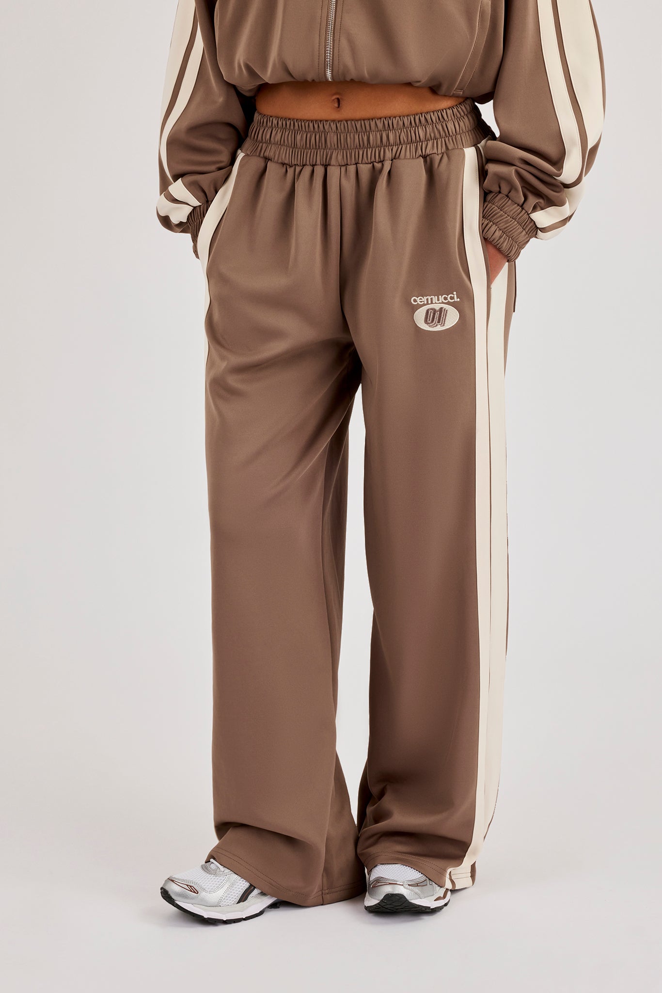 Baggy Taping Jogger - Taupe