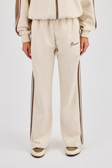 Taping Contrast Waistband Track Pant - Off White