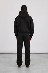 Scuba Boxy Hoodie & Relaxed Trouser - Black