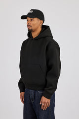 Scuba Boxy Hoodie - Schwarz