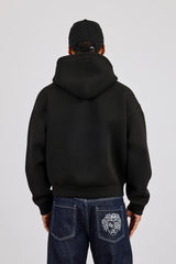 Scuba Boxy Hoodie - Schwarz