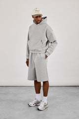 Scuba Boxy Hoodie & Jort - Grey