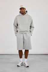 Scuba Boxy Hoodie & Jort - Grey