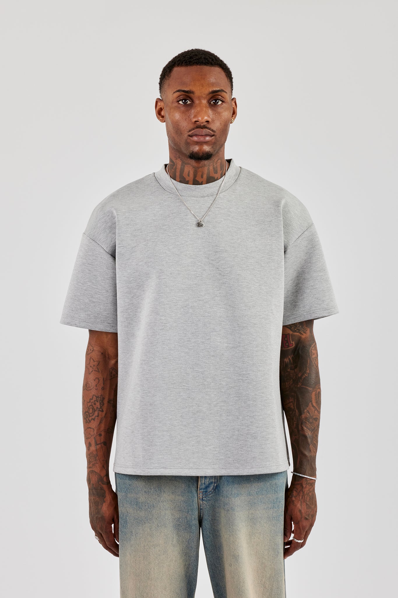 Scuba Oversized T-Shirt - Grey
