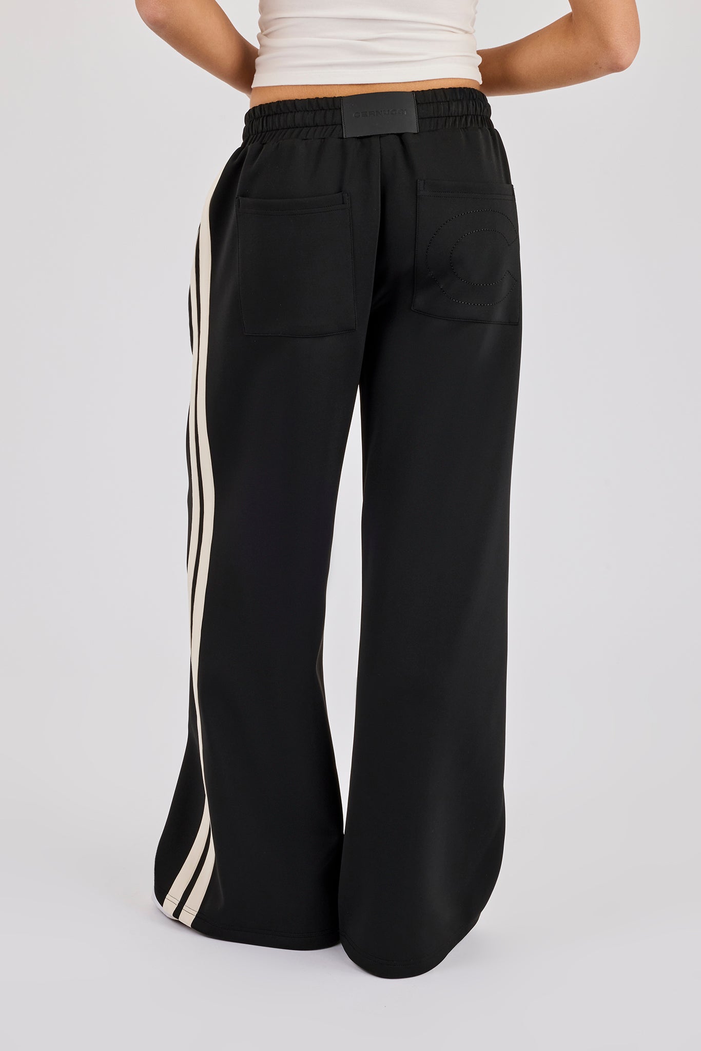 Super Baggy Taping Pant - Black