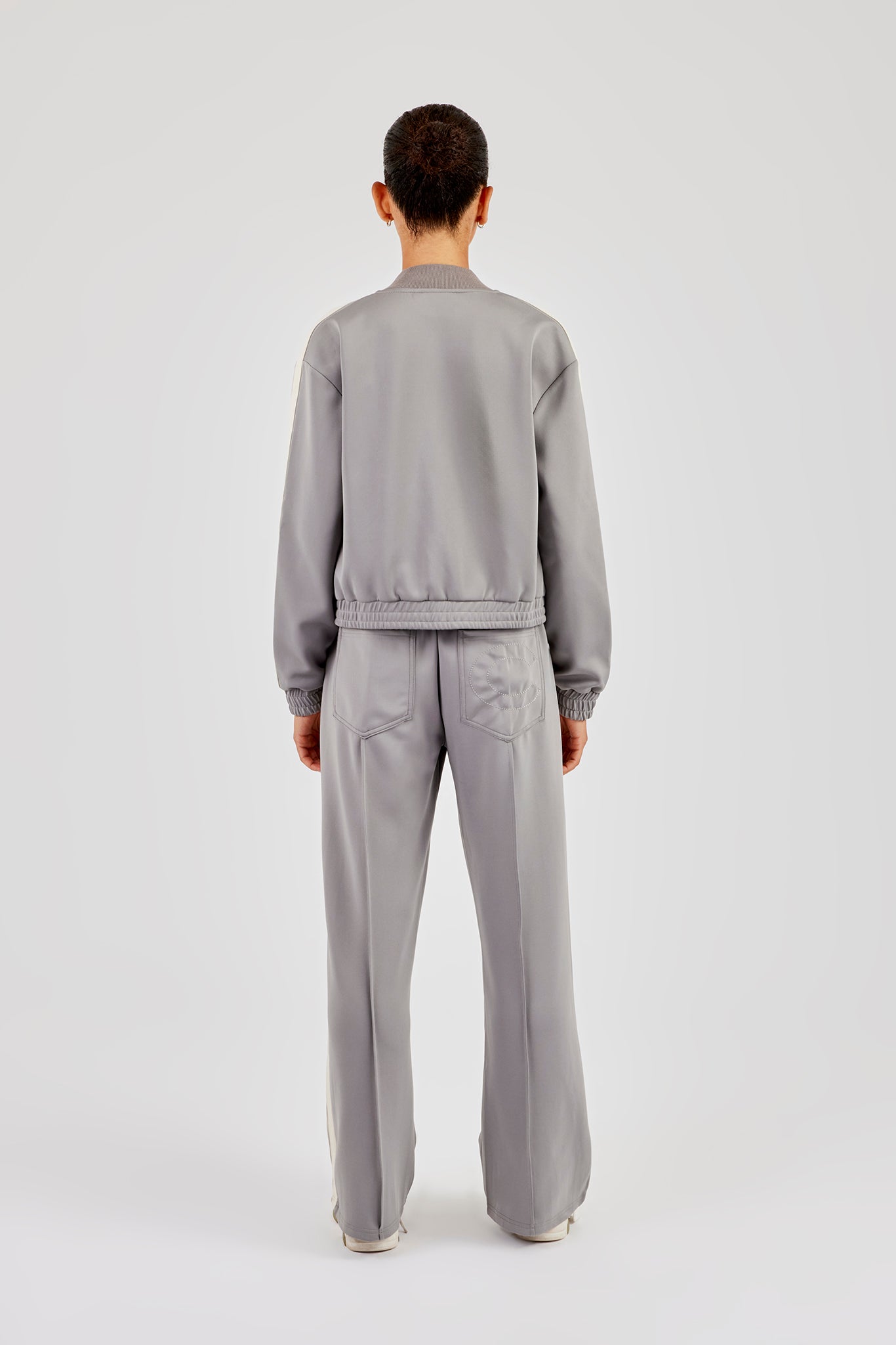 Taping Bomber Tracksuit - Grey