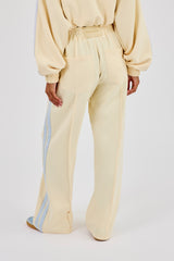 Taping Wide Leg Pant - Butter Yellow