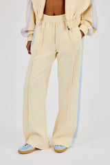 Taping Wide Leg Pant - Butter Yellow
