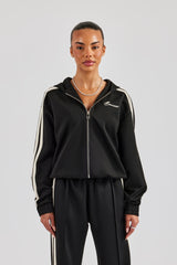 Taping Hooded Jacket - Black