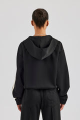 Taping Hooded Jacket - Black