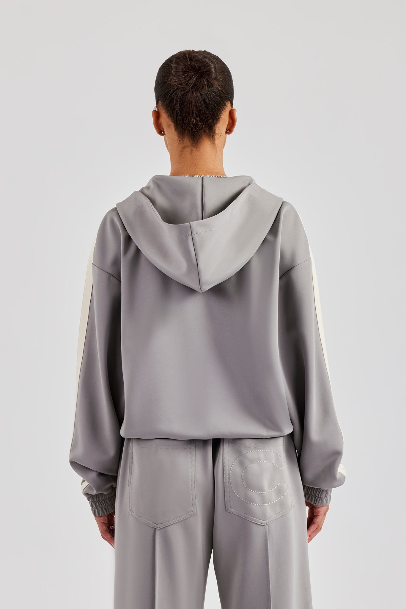 Taping Hooded Tracksuit - Grey